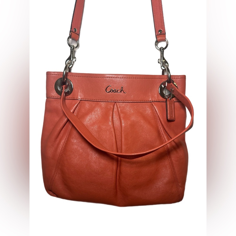 COACH Ashley Hippie Leather Crossbody Shoulder Bag Authenticated